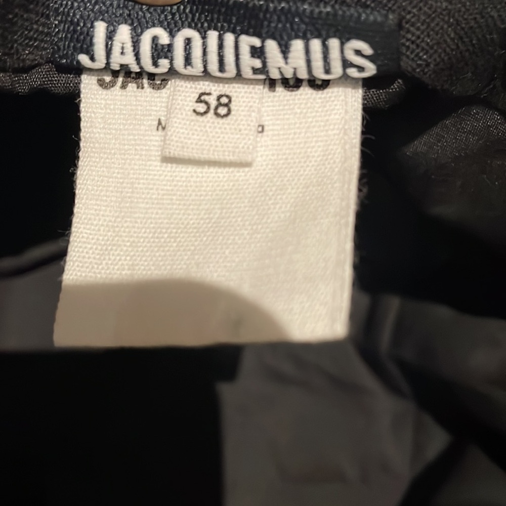 Black Jacquemus logo plaque bucket hat - Picture 6 of 16